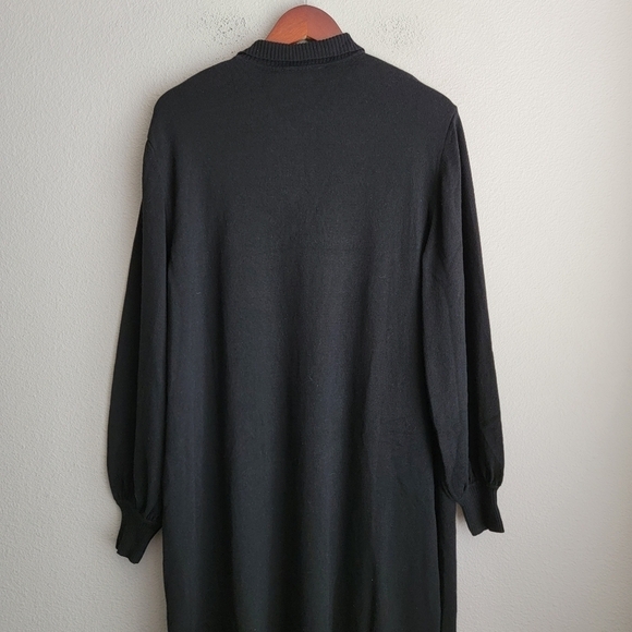 A PART OF THE ART Everyday Knit Dress In Black size S NWT - Picture 5 of 7